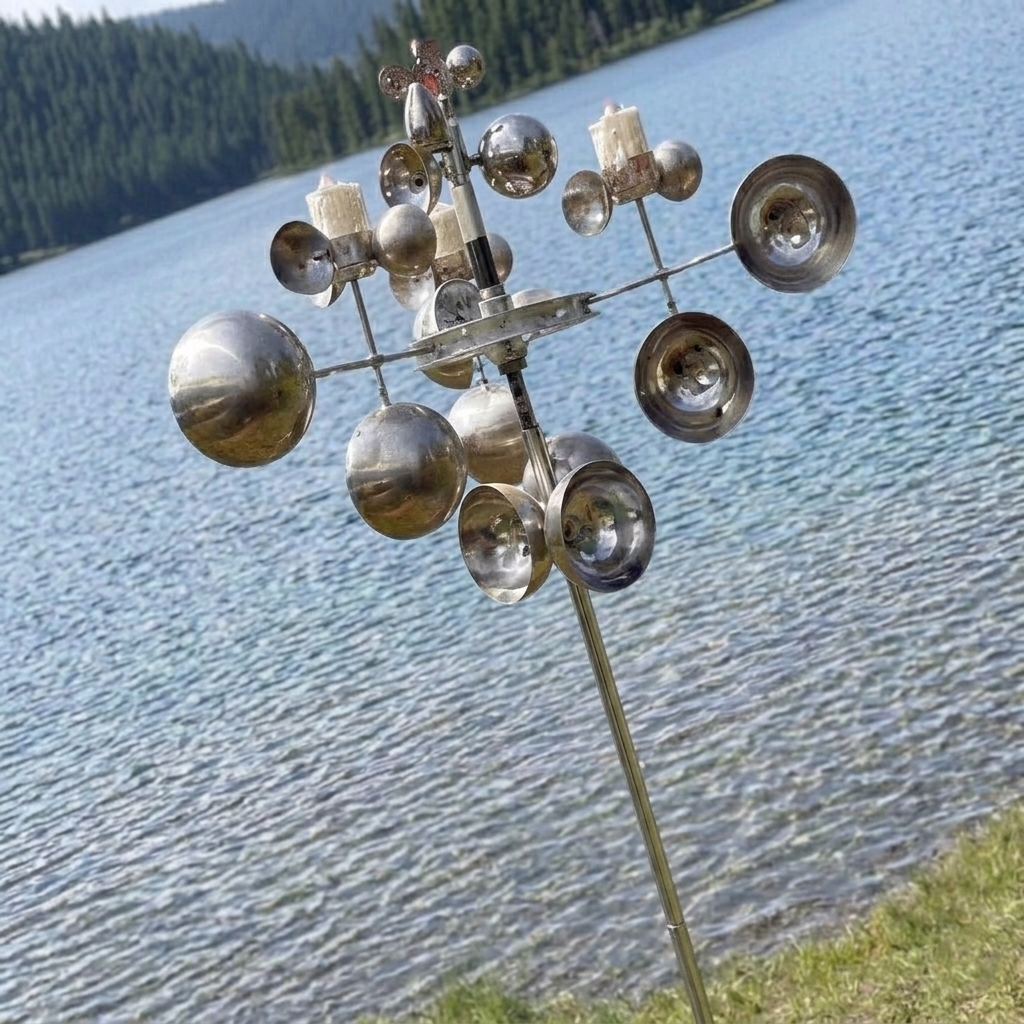 Spira Steel Kinetic Garden Spinner