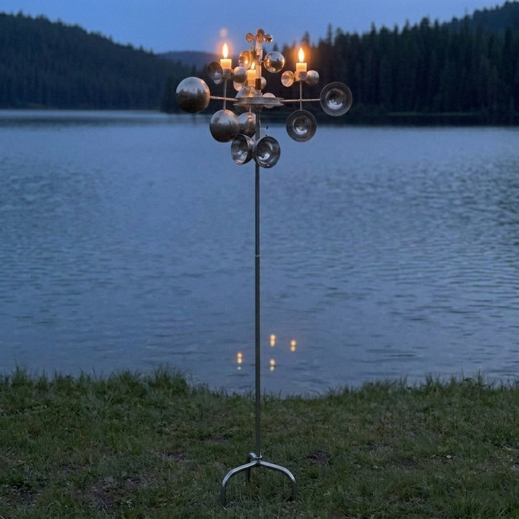 Spira Steel Kinetic Garden Spinner