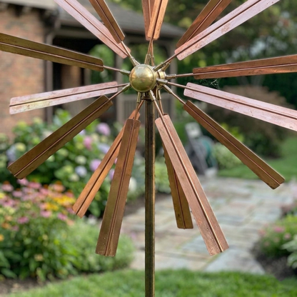 Copper Florielle Kinetic Garden Spinner