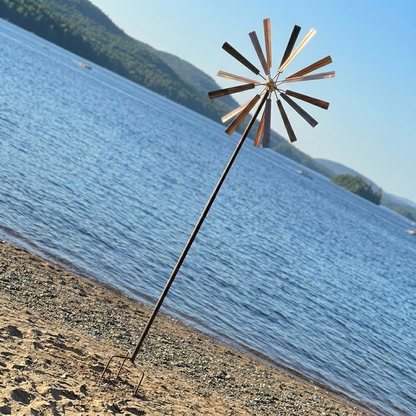 Copper Florielle Kinetic Garden Spinner
