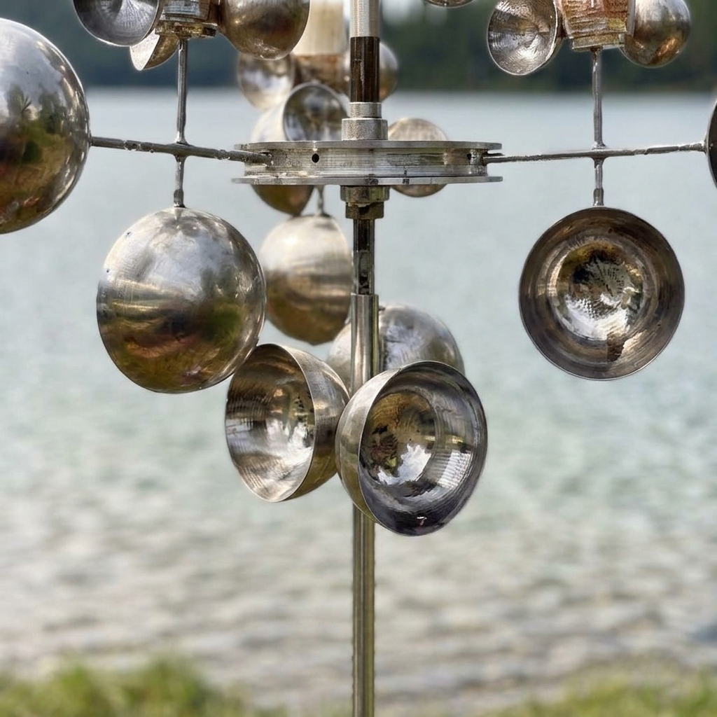 Spira Steel Kinetic Garden Spinner